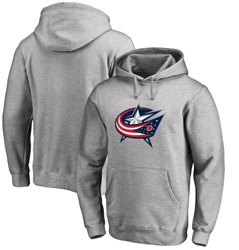 Columbus Blue Jackets pánská mikina s kapucí grey Fanatics Branded Primary Logo