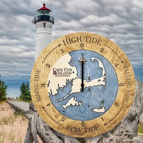 Sea and Soul Charts Cape Cod Tide Clock - Sea and Soul Charts