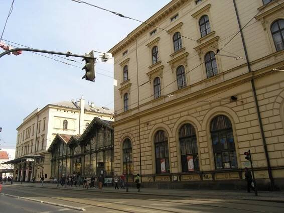 Praha-Nové Město, Masaryk Station, main Front to Havlíčkova Street
