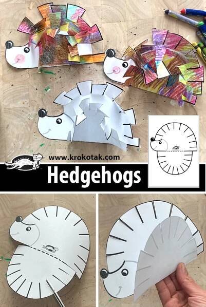 HEDGEHOGS- paper craft