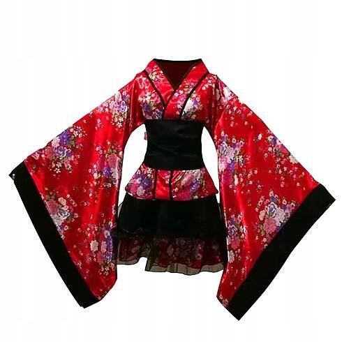 Tradiční japonský anime Kimono Cosplay