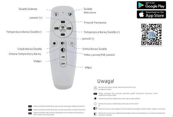 Lampa Sufitowa Kwadratowa LED
