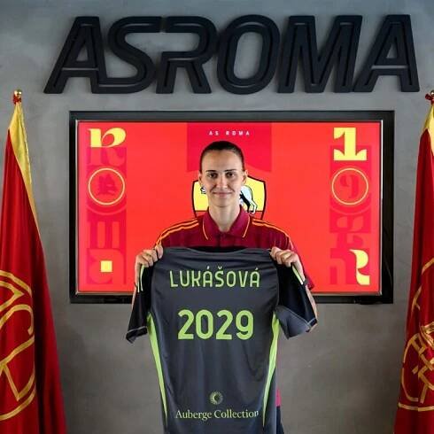 Olivie Lukášová prodloužila v AS Řím do roku 2029