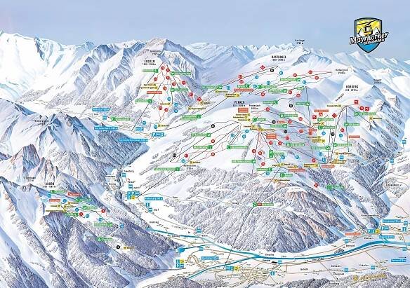 Mayrhofen - Zillertal - Lyžovačka v Alpách