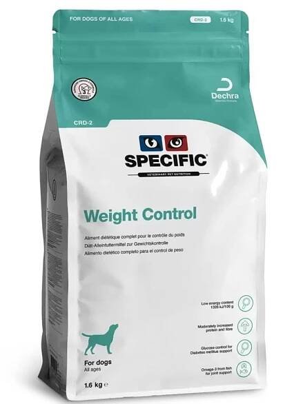 SPECIFIC Dog CRD-2 Weight Control 1,6 kg krmivo pro udržení normální tělesné hmotnosti psů