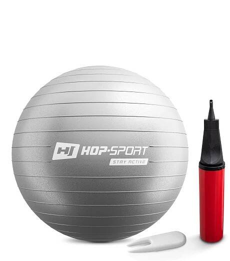 Gymnastický míč fitness 45cm - stříbrný | Hop-Sport.cz