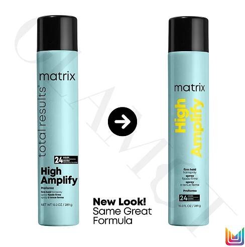 Matrix Total Results High Amplify Firm hold hairspray lak na vlasy | glamot.cz