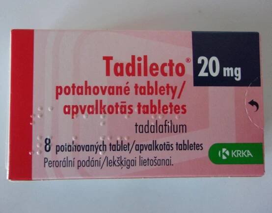 TADILECTO_TADALAFILUM_20MG_8 TABLET_ŠETRNĚJŠÍ "VIAGRA"