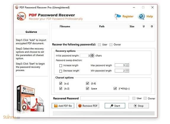 PDF Password Recover Pro - stahnu.cz