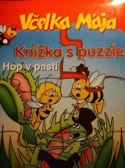 Kniha Včelka Mája - Hop v pasti, knížka s puzzle - Trh knih - online antikvariát