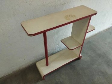 Květinový stolek / původní / dřevěný - Starožitnosti
