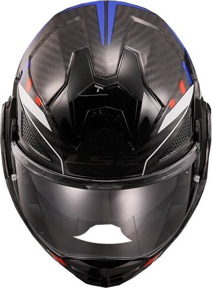 LS2 FF901 Advant X Carbon Future bílá/modrá/červená