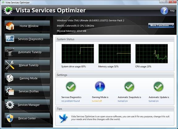 PC Services Optimizer - ihned zdarma ke stažení - Slunečnice.cz