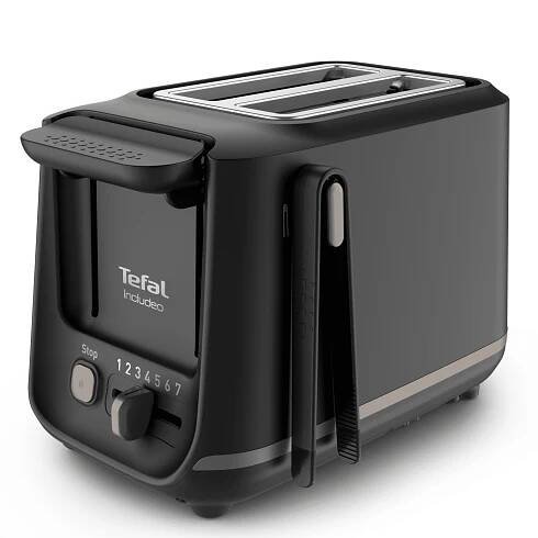 Topinkovač Tefal Black se 2 sloty a magnetickými klipsy - Malé elektrospotřebiče