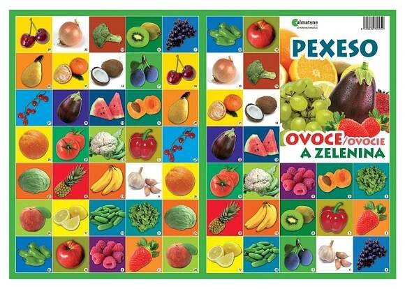Pexeso - Ovoce a zelenina