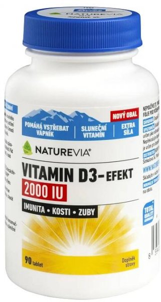 Naturevia Vitamin D3-Efekt 2000 IU