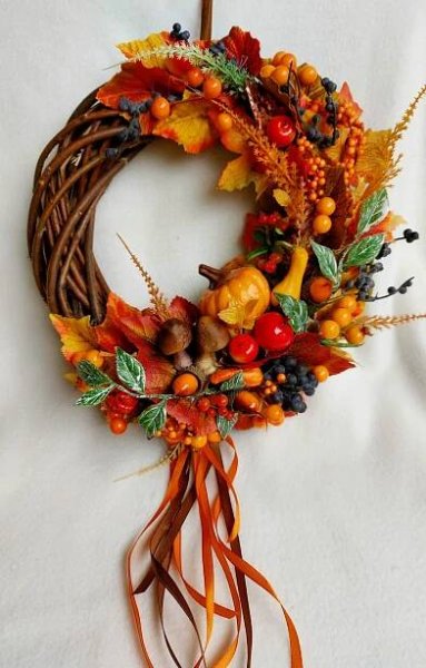 Autumn Wreath for Front Door
