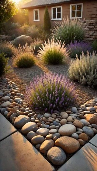 Backyard ideas worth copying in your own outdoor space | Xeriscape front yard, Xeriscape landscaping, Front yard garden design