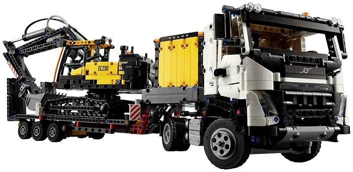 42175 LEGO® TECHNIC Nákladní vůz Volvo FMX s pásovým bagem EC230 Electric