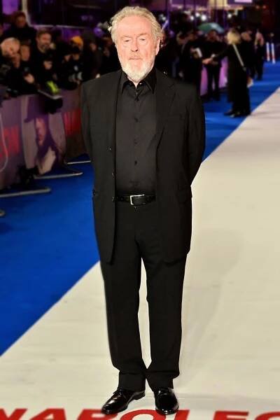 Ridley Scott attends 'Napoleon' film premiere, London, UK - 16 Nov 2023, Mandatory Credit: Photo by Dave Hogan/Hogan Media/Shutterstock (14215605c).
