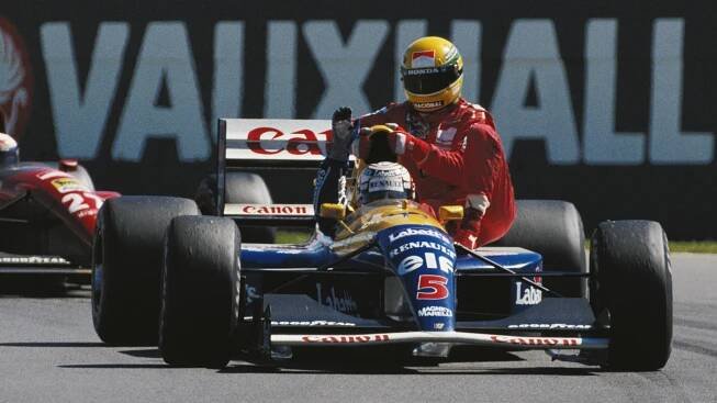 Nigel Mansell's Famous 'Senna Taxi' F1 Car Is Going Up For Auction