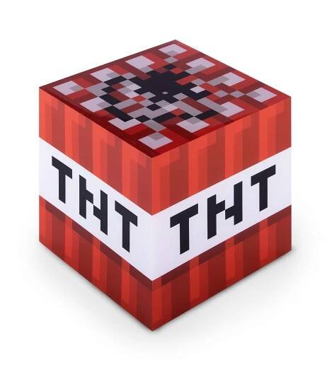 a red cube with the word tht on it Wallpaper