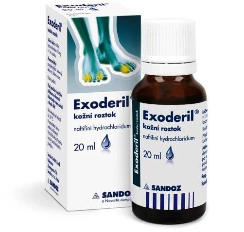 Exoderil 10mg/ml kožní roztok 20ml
