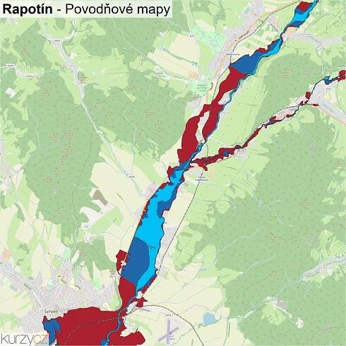 Rapotín - mapy | Kurzy.cz