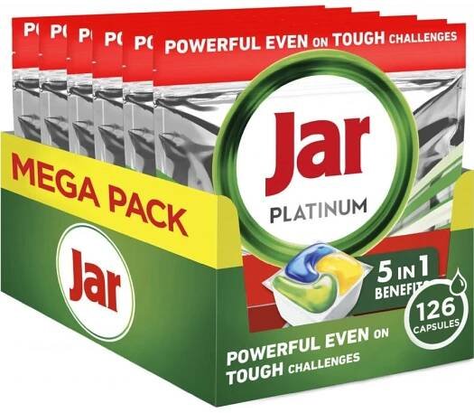 Jar Platinum Yellow Tablety do myčky 126 ks