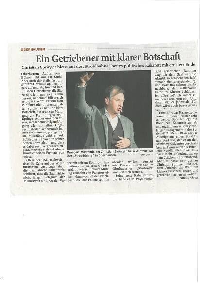 Pressestimmen - Christian Springer