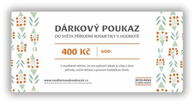 Dárkové poukazy - Mydlárna U Dvou koček