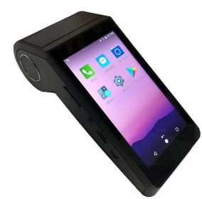 Portable 4G Android POS Terminal With Printer For Restaurant Online , working for WordPress Woocommerence