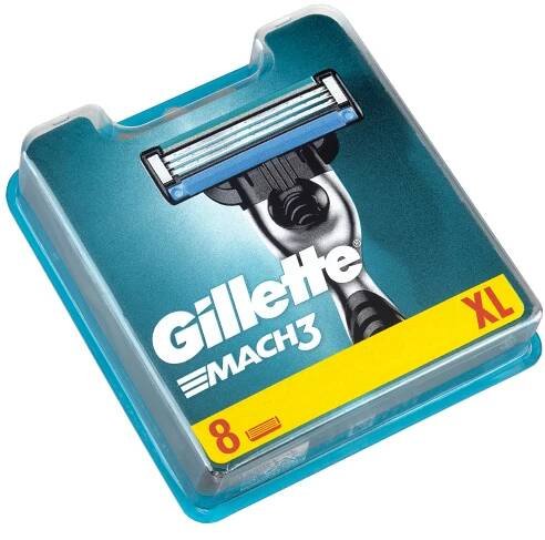 Gillette Mach3 náhradní hlavice 8 ks