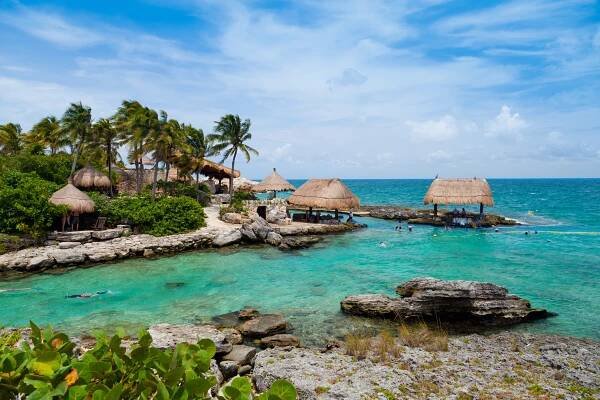 krásný přímořský ráj mayské riviéry - cancún - stock snímky, obrázky a fotky