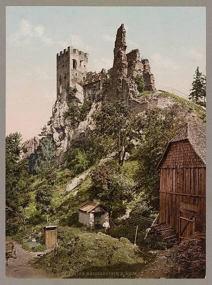 Popelčin zámek Moritzburg a další německé skvosty na 120 let starých fotkách