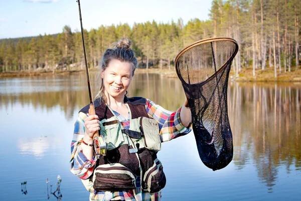 Laddad för fångst. Foto Anders Lundin