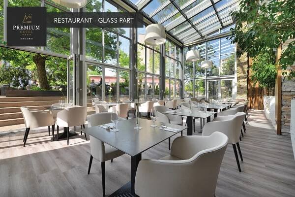 Restaurace v ubytování PREMIUM Wellness & Wine Hotel Znojmo