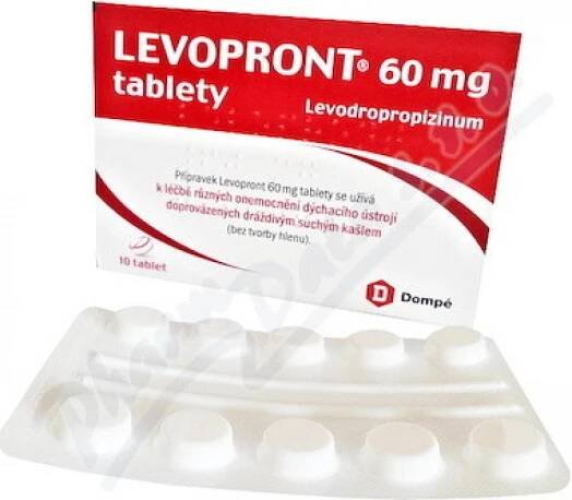 LEVOPRONT POR 60MG TBL NOB 10