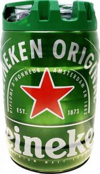 Heineken Světlý ležák 5l 5% soudek