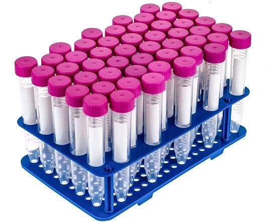 Falkon stojánek na zkumavky 15ml, 50 míst, polypropylen, 1ks