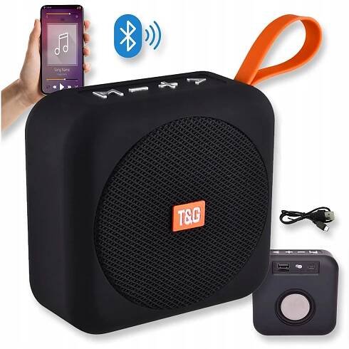 BLUETOOTH REPRODUKTOR PŘENOSNÝ USB PARTYBOX FM MINI BOOMBOX CHARGE BT MIKROFON