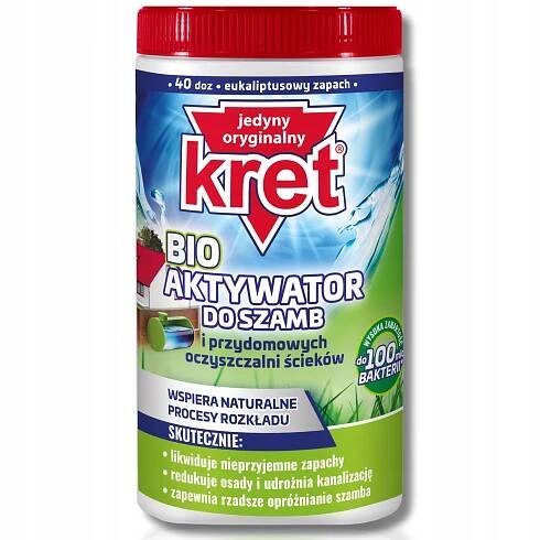 Krtek Aktivátor Bakterie do septiku a domácích čističek Tuky 1kg