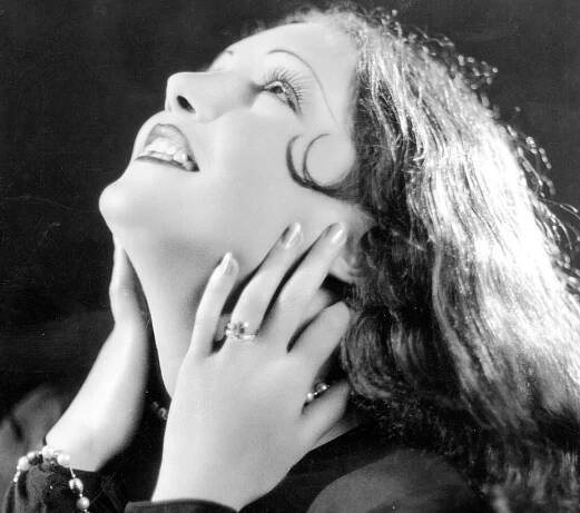  Lupe Velez in black looking at left 