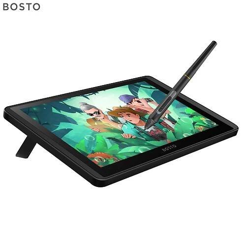 BOSTO 12HD-A 11.6 Inch H-IPS LCD Graphics Drawing Tablet with Interactive Stylus Pen
