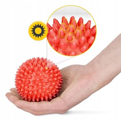 Masážní míč s hroty 7 cm