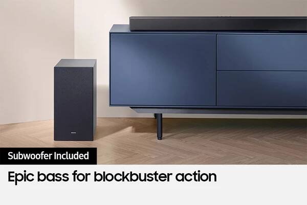 Q600C Q-Series Cinematic Soundbar with Subwoofer Black |
