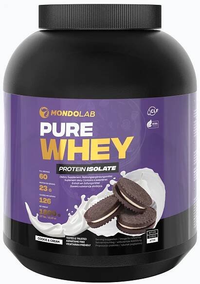 Pure Whey MONDOLAB Protein Isolate 1,8kg zákusek MND006
