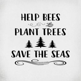 Help Bees Plant Trees Save The Seas svg, Environmental svg, Awareness svg, Save The Earth svg, Hippie svg, Boho svg, Trees svg, Bee svg