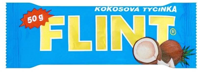 Goldfein Flint kokosová tyčinka 50 g tmavá