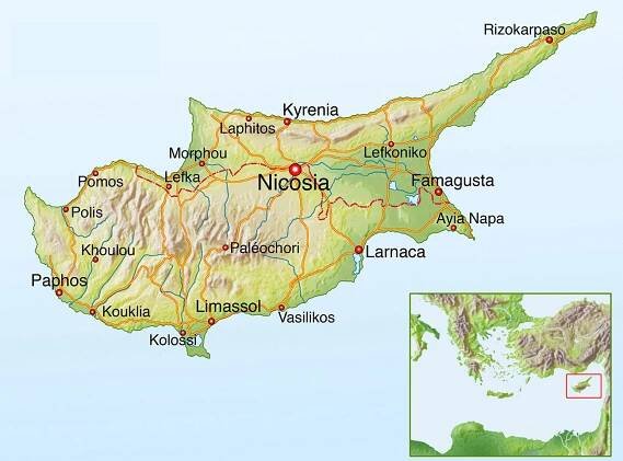 About Cyprus - SURE CAR HIRE - Larnaca Airport Car Rentals